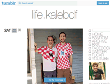 Tablet Screenshot of life.kalebdf.com